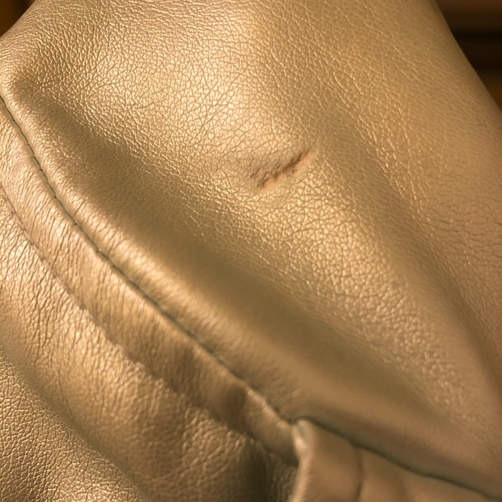 Electric Teal Leather Mini Jacket - image 5